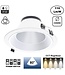 Led Downlighter Luxe met Wattageswitch 15/20/25/30w, CCT Switch 2700/3000/4000/5700K, 1650-3300 Lumen, gatmaat Ø185-220mm, UGR19, 3 Jaar Garantie