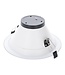 Led Downlighter Luxe met Wattageswitch 15/20/25/30w, CCT Switch 2700/3000/4000/5700K, 1650-3300 Lumen, gatmaat Ø185-220mm, UGR19, 3 Jaar Garantie