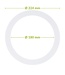 Verloopring | Wit | Ø180-224mm | Metaal