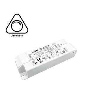 Lifud TRIAC LED Driver - Max 30 watt - DIP switch: 550-750Ma - 25-40vDC - 3 Jaar garantie