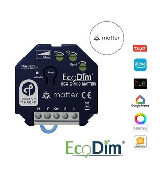 ECODIM.10 - MATTER SMART INBOUW LED DIMMER MODULE | 250W