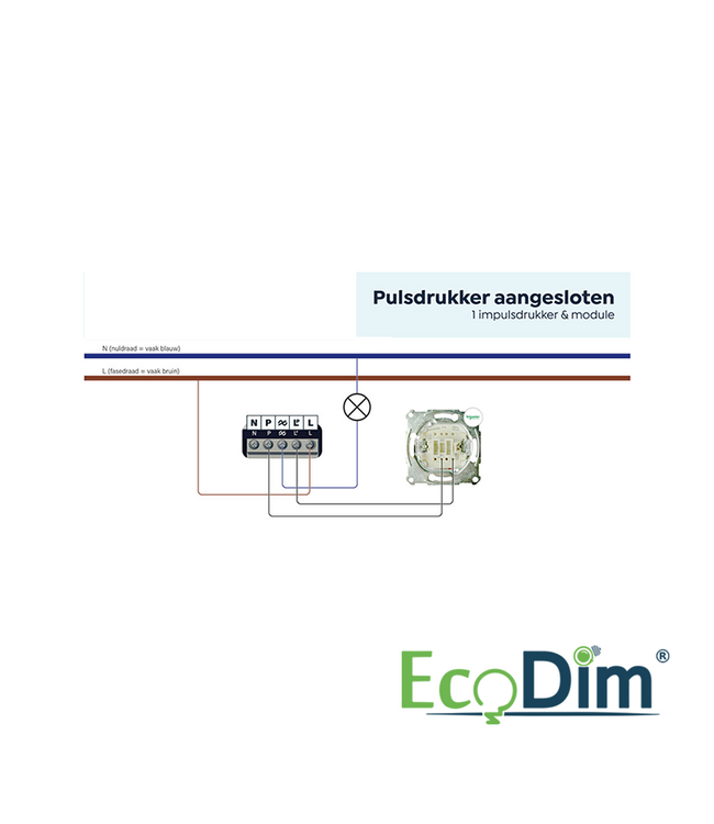 ECODIM.10 - MATTER SMART INBOUW LED DIMMER MODULE | 250W