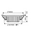 Inbouw LED Spot 6w Flat Vierkant, 400 Lumen, CCT Switch (2700K/3000K/4000K), Kantelbaar, IP65, Dimbaar, CRI90, Zwart Armatuur, Gatmaat 68-72mm, 2 Jaar Garantie