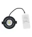 Inbouw LED Spot 6w Flat Vierkant, 400 Lumen, CCT Switch (2700K/3000K/4000K), Kantelbaar, IP65, Dimbaar, CRI90, Zwart Armatuur, Gatmaat 68-72mm, 2 Jaar Garantie