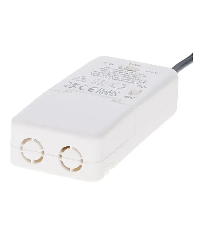 Inbouw LED Spot 6w Flat Vierkant, 400 Lumen, CCT Switch (2700K/3000K/4000K), Kantelbaar, IP65, Dimbaar, CRI90, Zwart Armatuur, Gatmaat 68-72mm, 2 Jaar Garantie