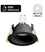 Led Spot Armatuur Verdiept Zwart, IP65, Incl. GU10 Fitting