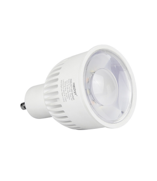 MiBoxer Zigbee3.0 GU10 LED Spot 6w RGB + CCT, 2.4Ghz, 550 Lumen, 2 Jaar Garantie  - FUT106ZR