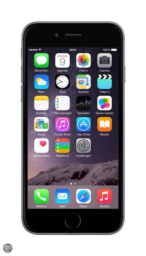 Apple iPhone 6 - 16 GB Grijs/Zwart