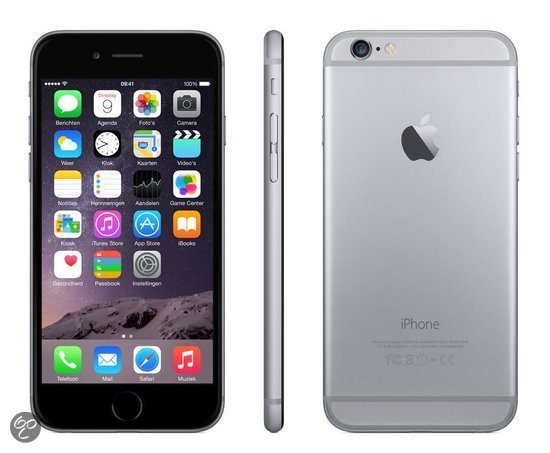 Apple iPhone 6 - 16 GB Grijs/Zwart
