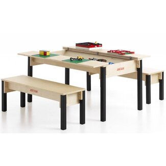 JunkTrunk  Kindersitzgruppe Holz mit Bänken