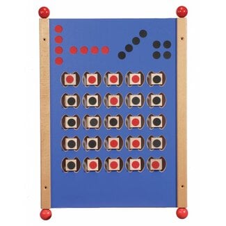 Jakobs Wandspiel 4 in einer Reihe