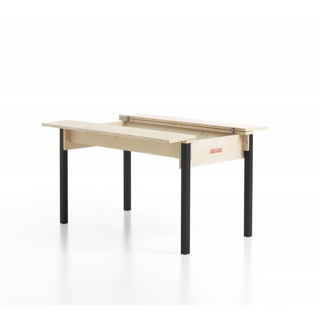 JunkTrunk  Kinderspieltisch Holz mit Sitzbänken für 2-4 Kinder