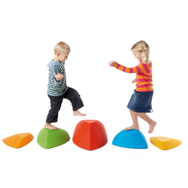 Gonge Trittsteine Kinder - Balance Steine Hügelkuppen Set