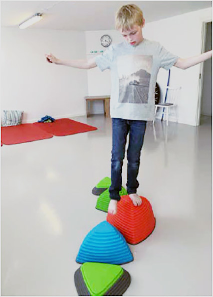 Trittsteine Kinder - Balance Stepping Steine für Kinder Nordic Farben