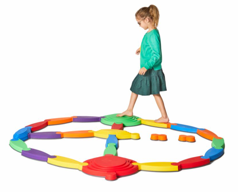 Balancierpfad für Kinder - Gonge der Fluss und Landschaft - Spieltischshop