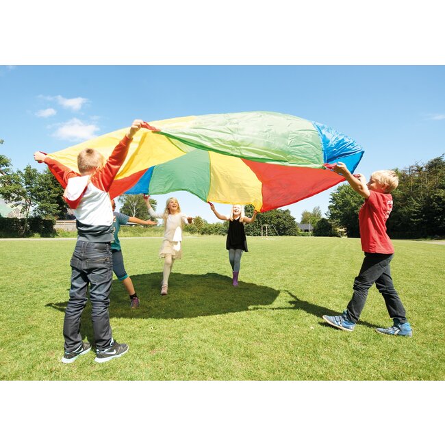 Gonge Schwungtuch groß für Kinder Regenbogentuch Kindergarten