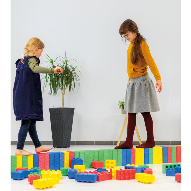 Jakobs Spielbausteine  Schaumstoff XXL - MODO Softsteine 76 Stück