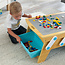Bau- und Konstruktionstisch mit Aufbewahrungsboxen und Steinen Type Lego