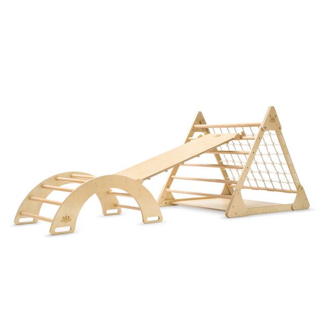 Pikler Montessori Kletterset Indoor für Baby und Kleinkinder ab 1 Jahr