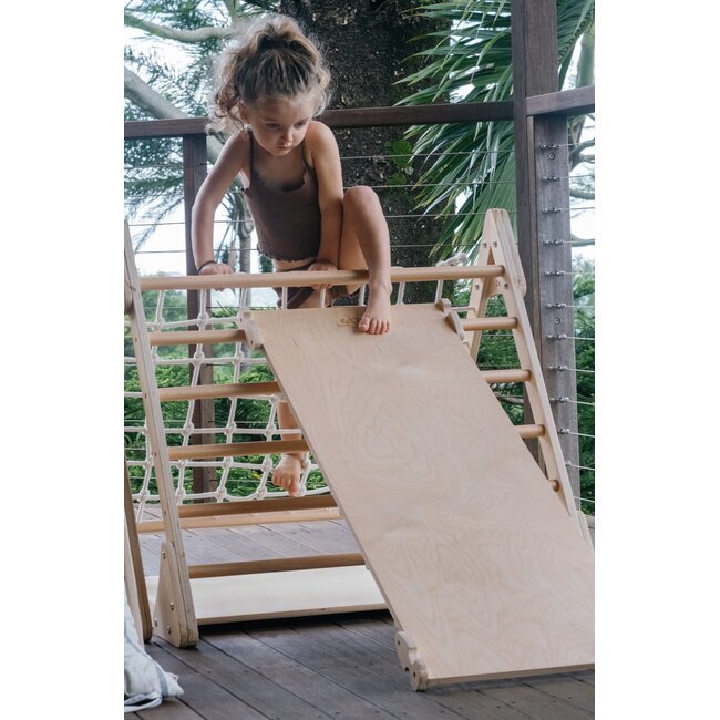 Pikler Montessori Kletterset Indoor für Baby und Kleinkinder ab 1 Jahr