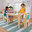 Kidkraft Kinder Zeichentisch mit 2 Stühlen und Stauraum