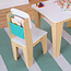 Kidkraft Kinder Zeichentisch mit 2 Stühlen und Stauraum