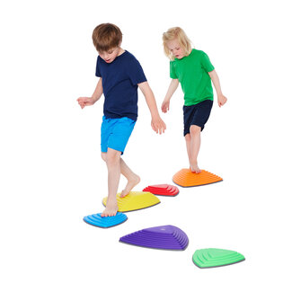 Gonge Gonge Flusssteine Kinder – Balanciersteine Set (6 Teile)