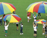 Kinderolympiade Spiele Sporttag