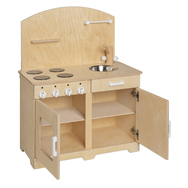 Van Dijk Toys Spielküche aus Holz für Kleinkinder ab 2 Jahren