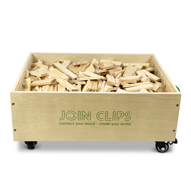 JOIN CLIPS XXL Komplett Set mit Clips, Rädern, Bauplatten - für Schule und Kinderbetreuung