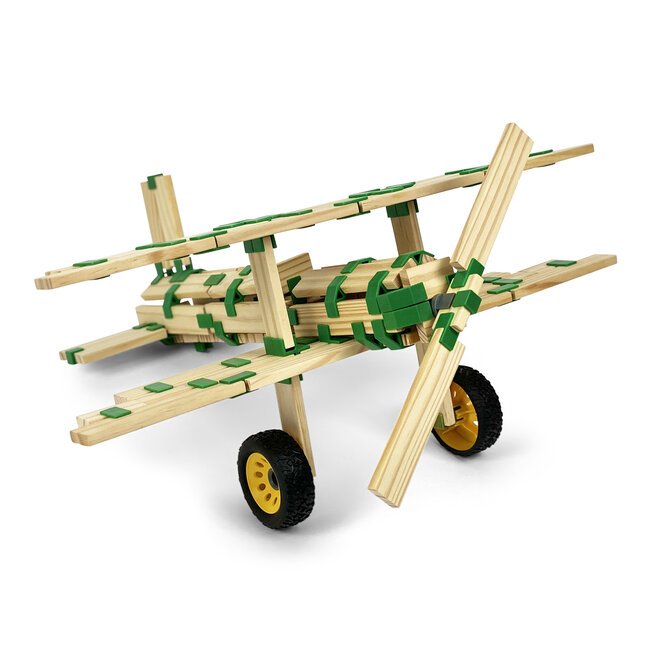 JOIN CLIPS Erweiterungsset 3-in-1 mit Rädern, Bauplatten und Murmelbahn