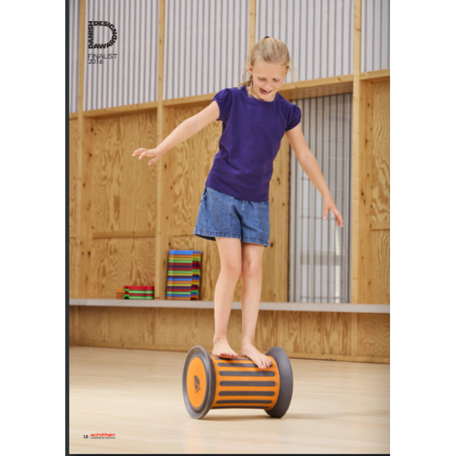 Gonge Balance Rolle/ Balancierrolle Lauftrommel mit Sand