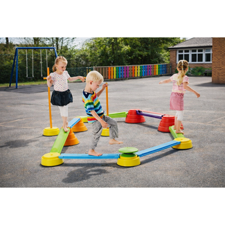 Gonge Gonge Build N Balance Advanced Kinder – Parcours Set 24 Teile