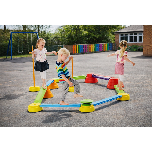 Gonge Motorik Bewegungs Set für Kinder - Build n Balance Advanced Set