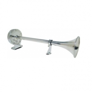 trompet claxon/toeter 12/24 V RVS -