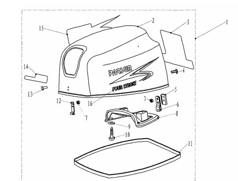 Yamaha Parsun Outer Cover, Exhaust.jpg