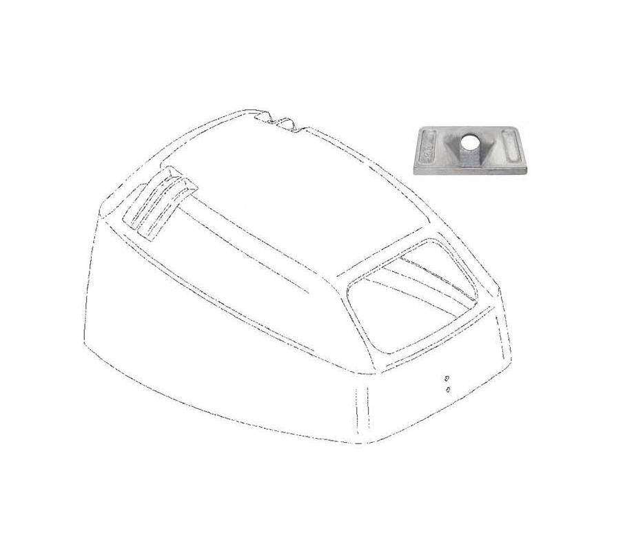 Genuine Ford Transit Mk8 Spare Wheel Carrier Underside Mounting Plate 1811814