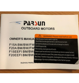 Yamaha/Parsun outboard F15A/F20A/F15EEFI/F20EEFI Owner's manual