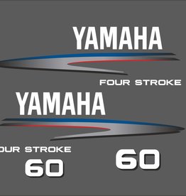 Yamaha 60 HP year range 2002-2006 Sticker set