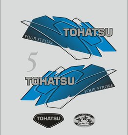 Tohatsu Tohatsu 5 HP 1999-2003 Sticker Set