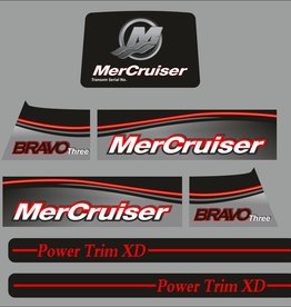 MerCruiser MerCruiser Bravo Three 2017 Sticker Set