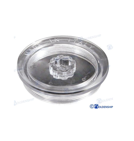 Polycarbonate cap for water filter