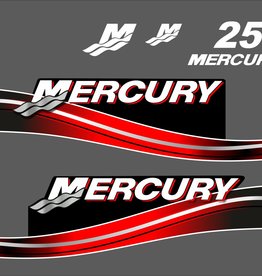 Mercury Mercury 25 PK 2005-2007 Sticker Set