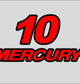 Mercury 10 PK sticker set
