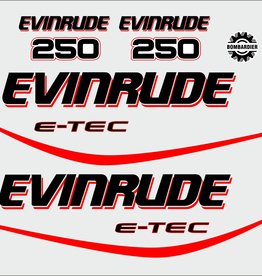 Evinrude Evinrude E-Tec 250 PK Sticker Set