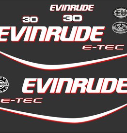 Evinrude Evinrude E-Tec 30 PK Sticker Set