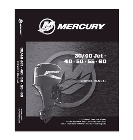 Mercury Mercury Outboard Factory Service Manual (8M0110565)