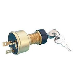 Osculati Watertight ignition key 3 positions brass