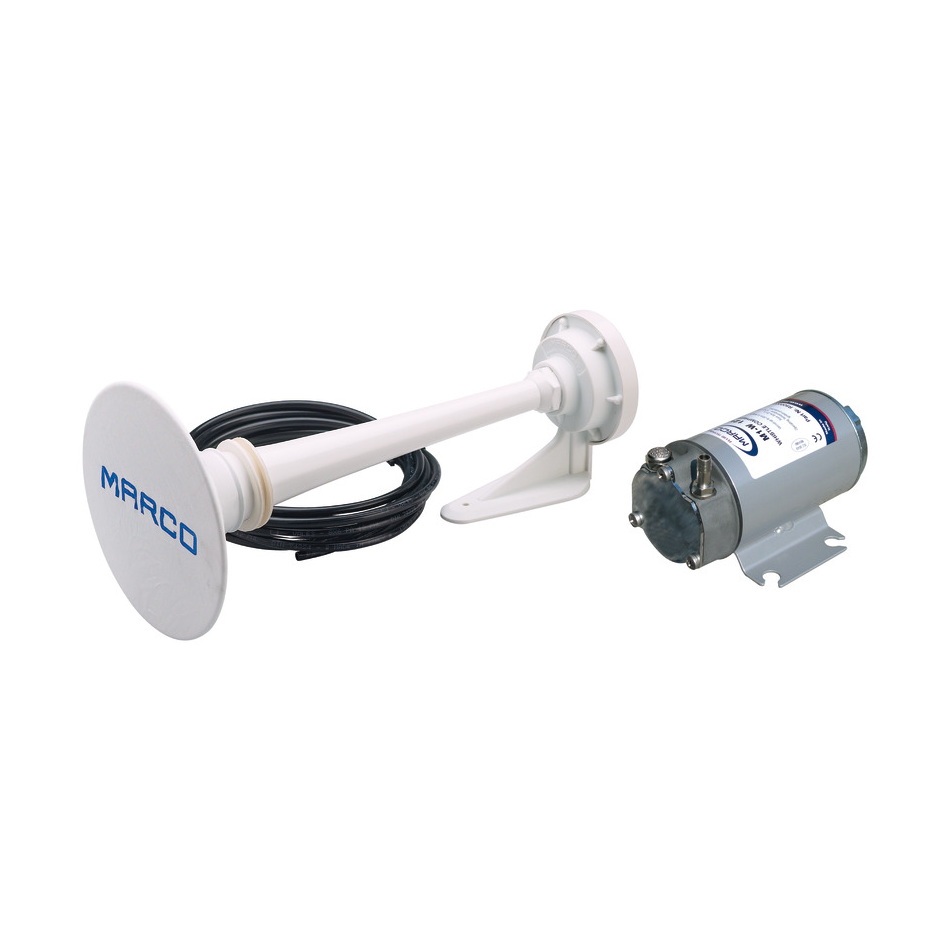 Marco Copper Horn/Horn with Compressor (White) Allesmarine