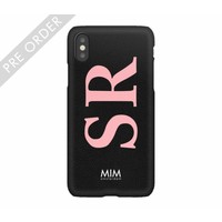MIM INITIAL CASE (hard case) - zwart/roze